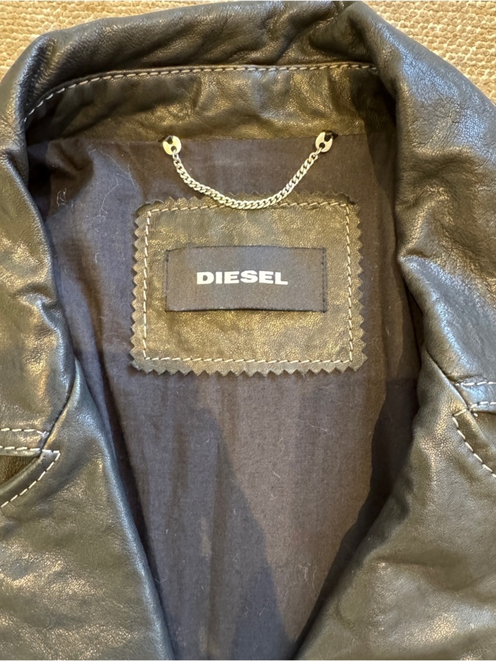 Diesel Diesel L-Hater-Ed Leather Jacket - Picture 3 of 4